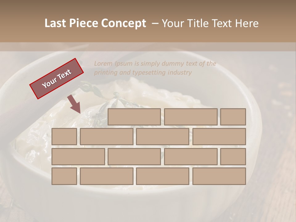 Space Appetizer Image PowerPoint Template