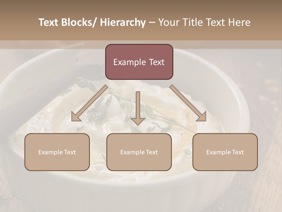 Space Appetizer Image PowerPoint Template