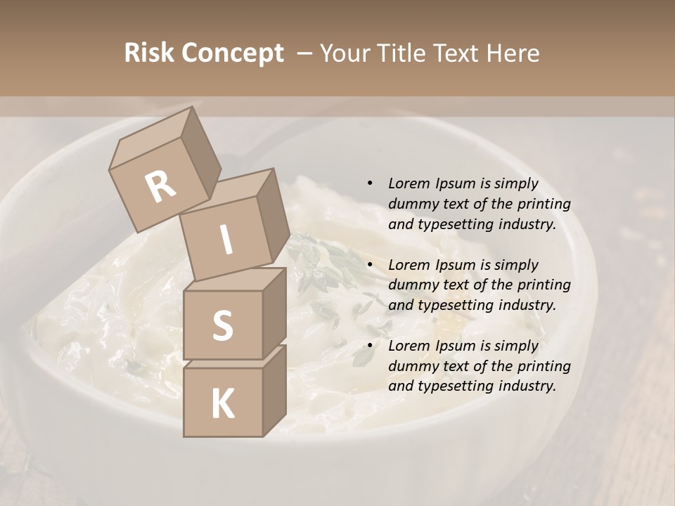 Space Appetizer Image PowerPoint Template