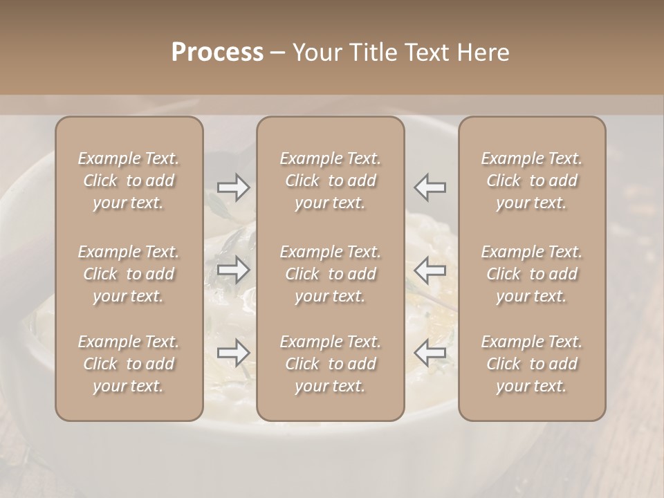 Space Appetizer Image PowerPoint Template
