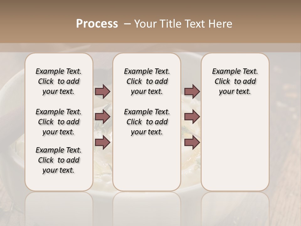 Space Appetizer Image PowerPoint Template