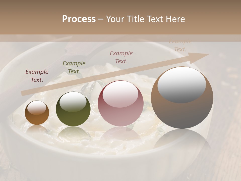 Space Appetizer Image PowerPoint Template