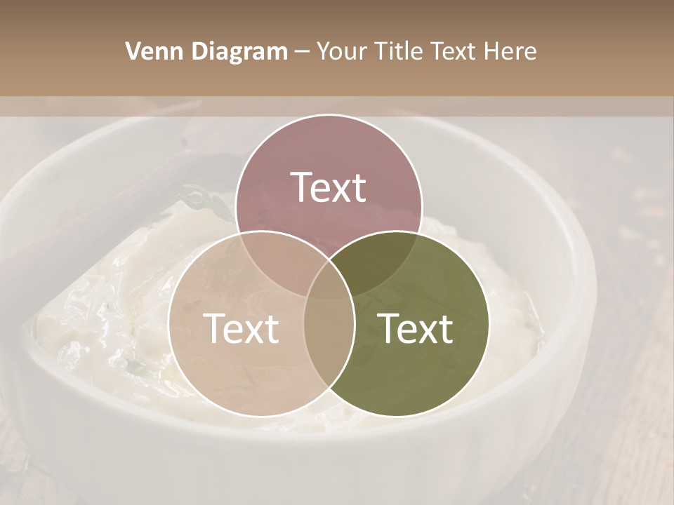 Space Appetizer Image PowerPoint Template