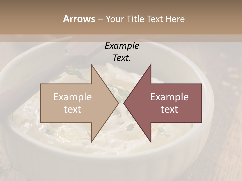 Space Appetizer Image PowerPoint Template