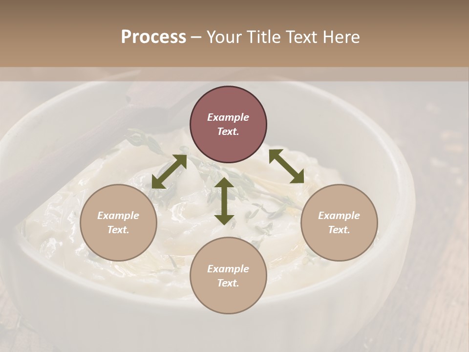 Space Appetizer Image PowerPoint Template