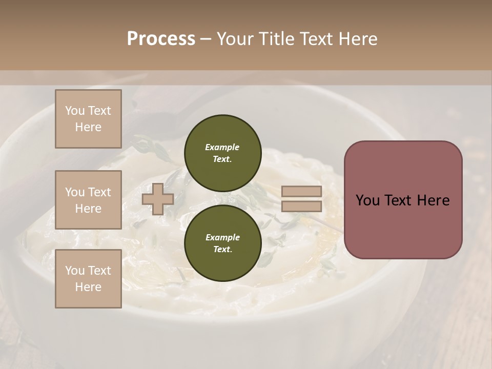 Space Appetizer Image PowerPoint Template