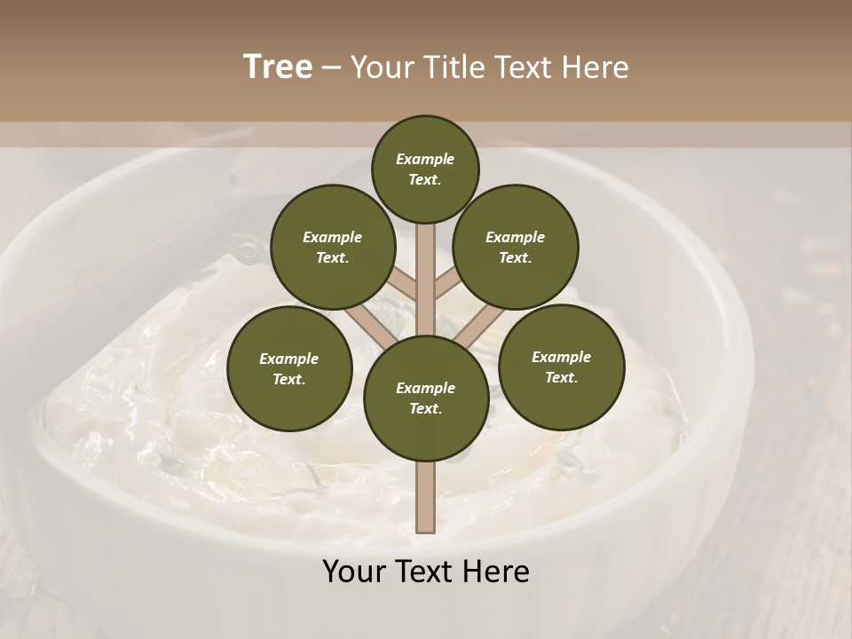 Space Appetizer Image PowerPoint Template