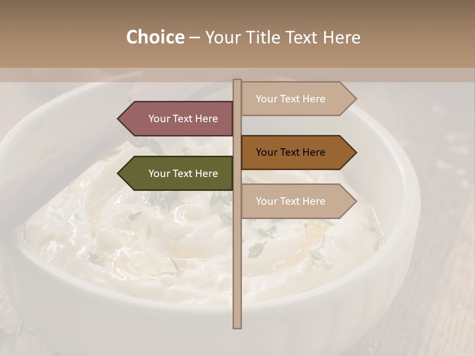 Space Appetizer Image PowerPoint Template