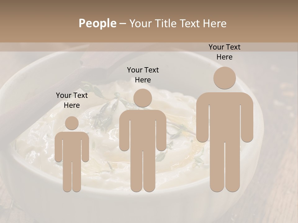 Space Appetizer Image PowerPoint Template