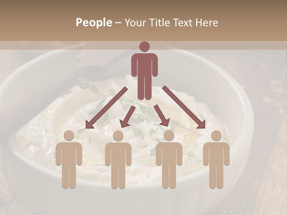 Space Appetizer Image PowerPoint Template