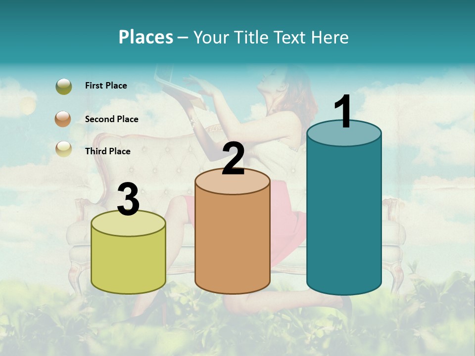 View Atmosphere Laptop PowerPoint Template