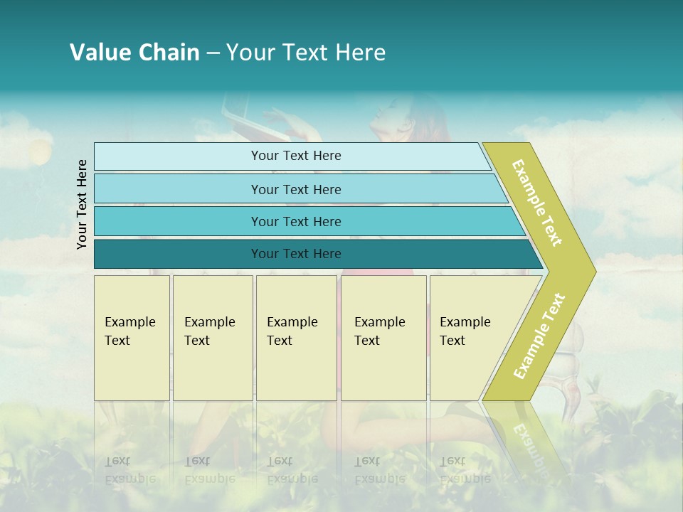 View Atmosphere Laptop PowerPoint Template