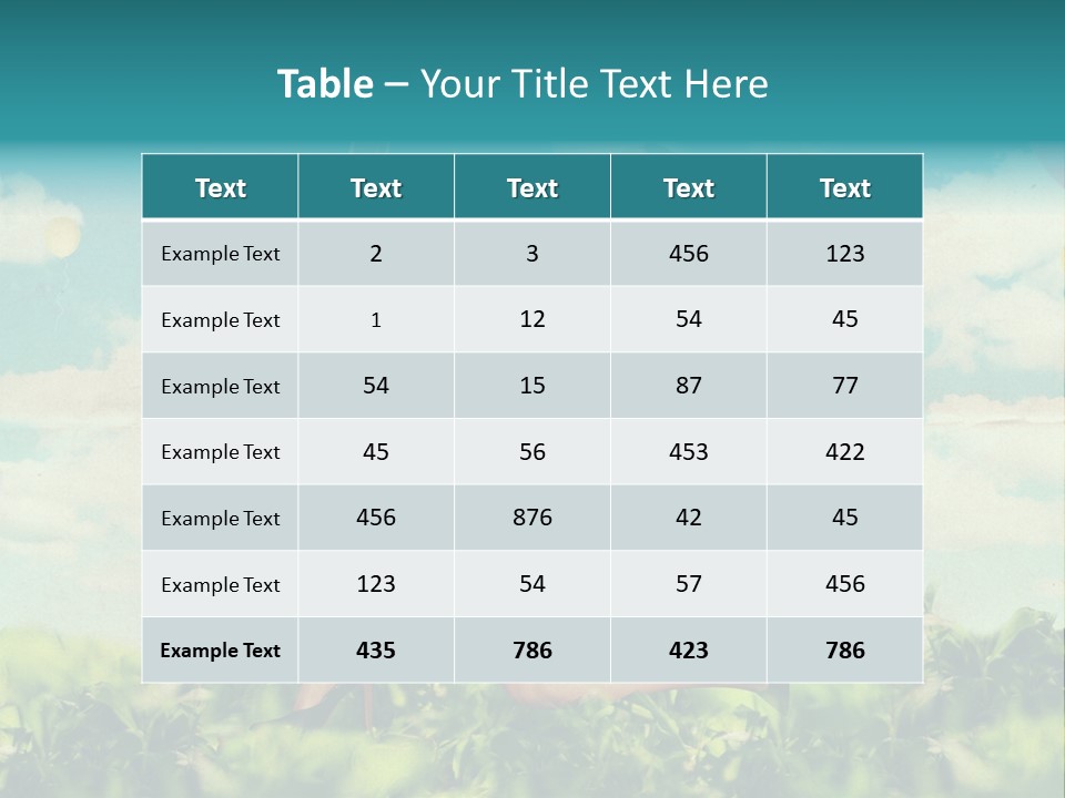 View Atmosphere Laptop PowerPoint Template