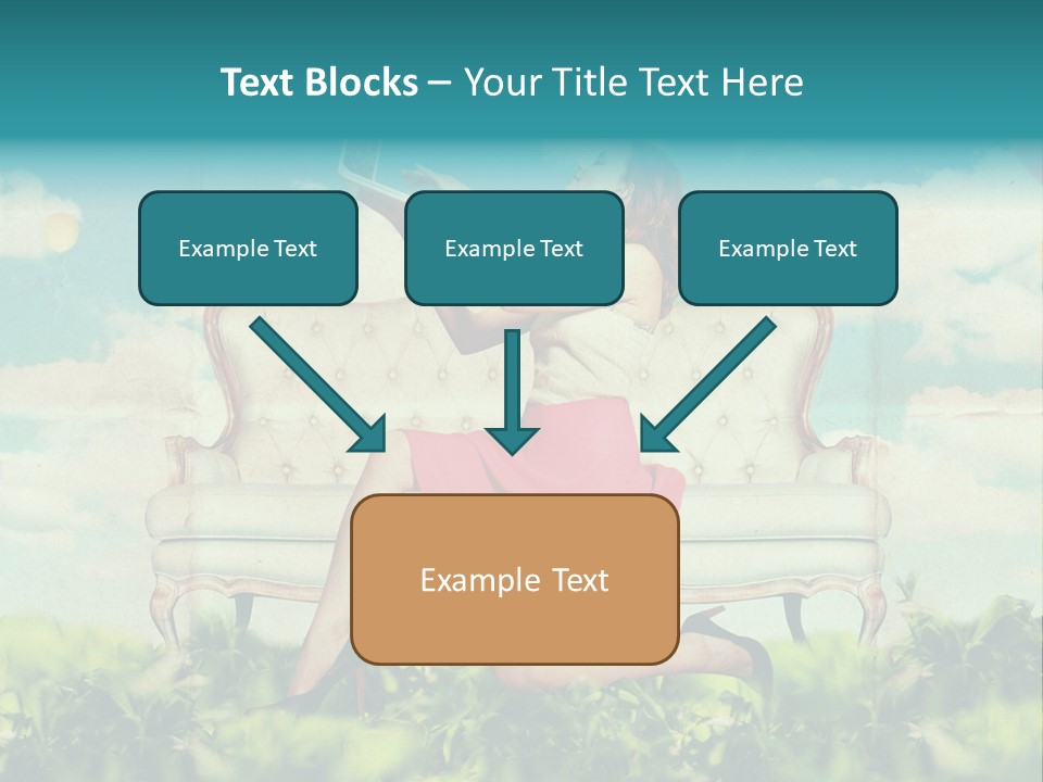 View Atmosphere Laptop PowerPoint Template