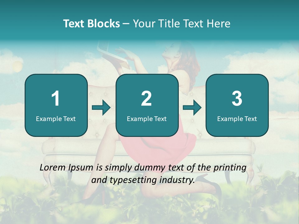 View Atmosphere Laptop PowerPoint Template