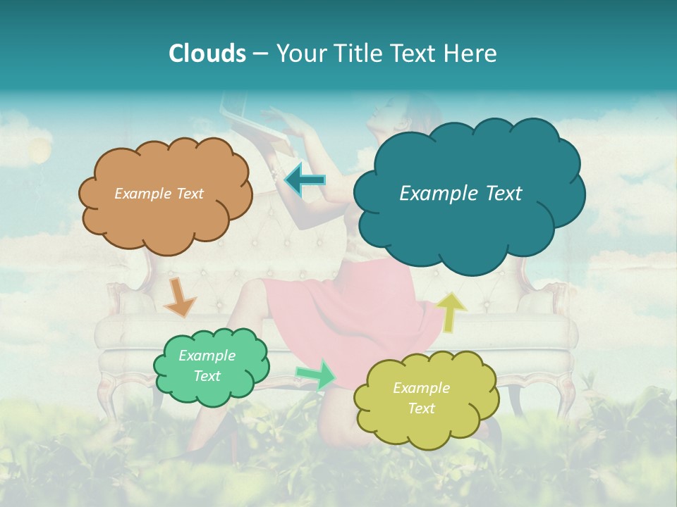 View Atmosphere Laptop PowerPoint Template