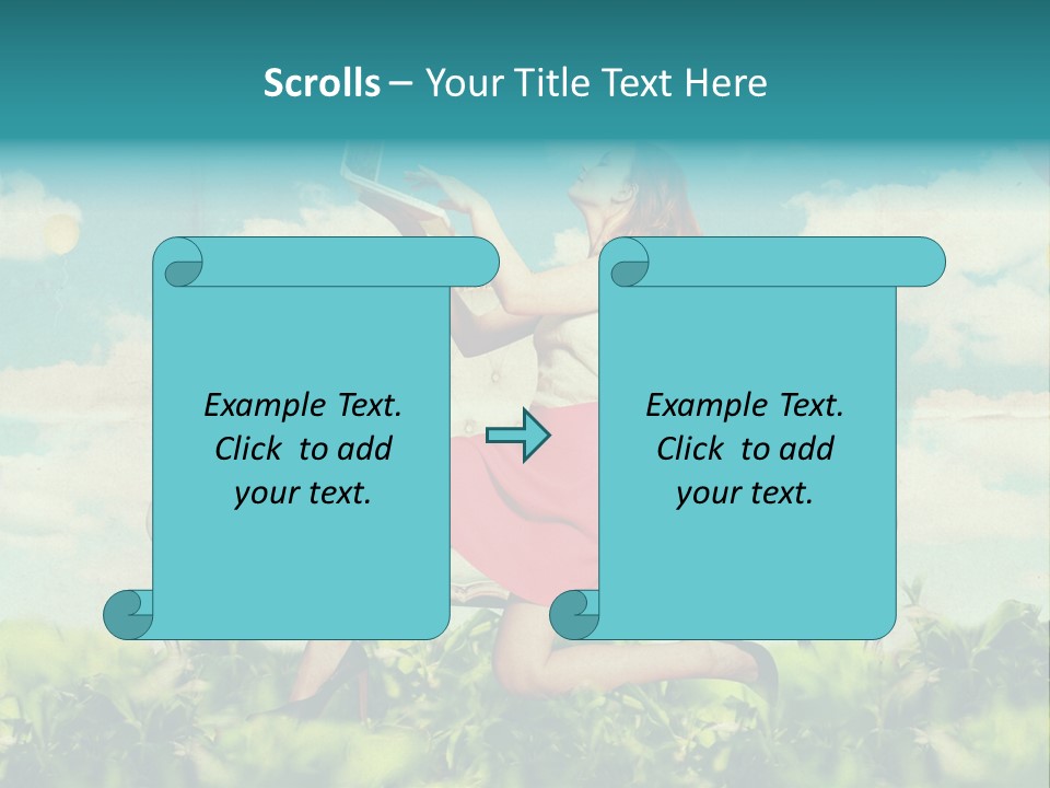 View Atmosphere Laptop PowerPoint Template