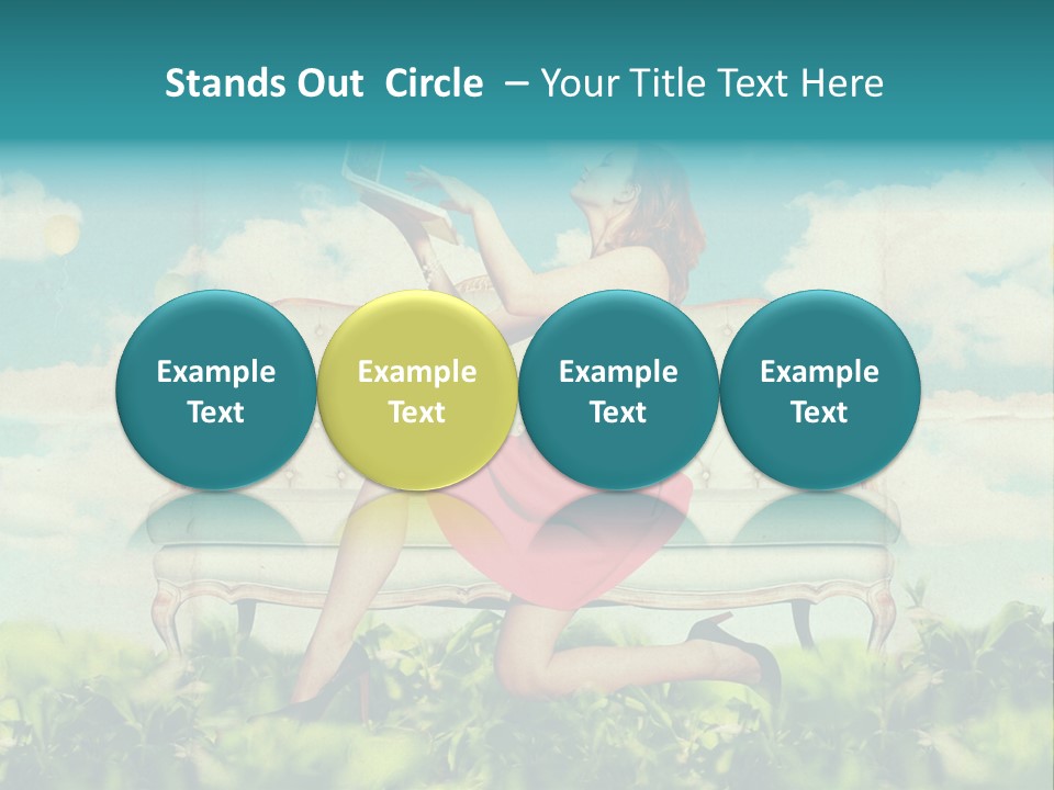 View Atmosphere Laptop PowerPoint Template