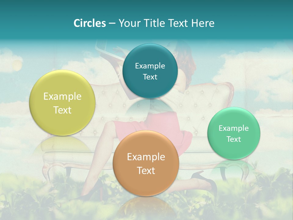 View Atmosphere Laptop PowerPoint Template