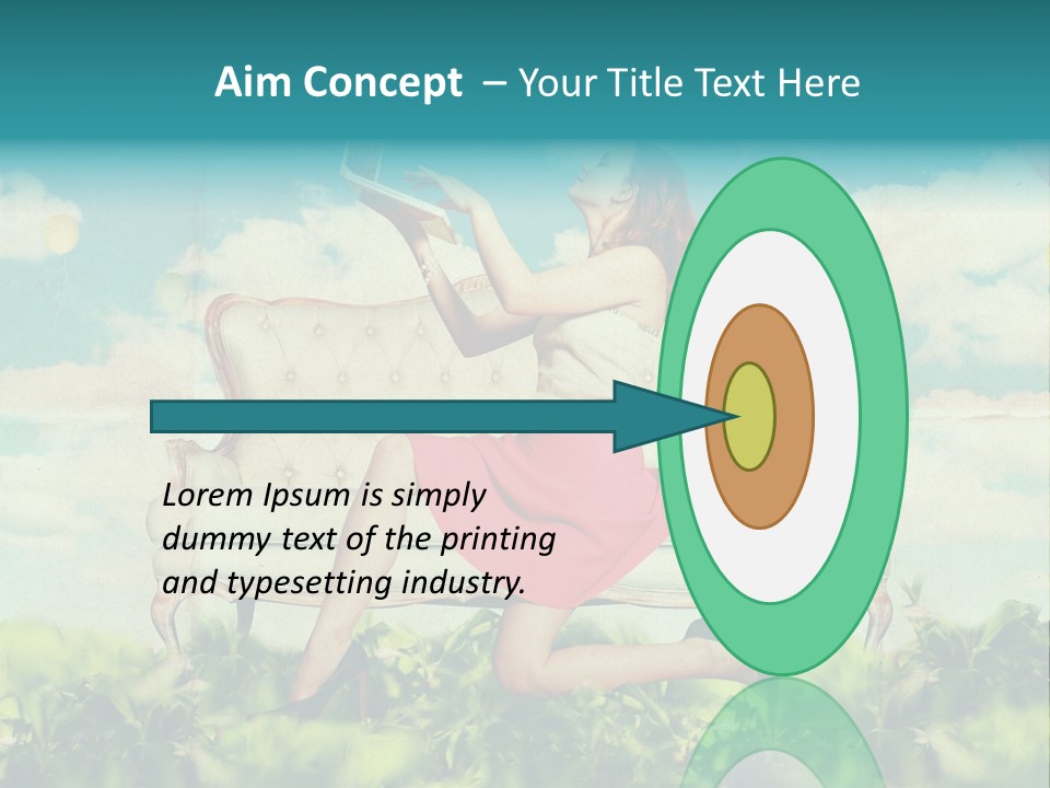 View Atmosphere Laptop PowerPoint Template