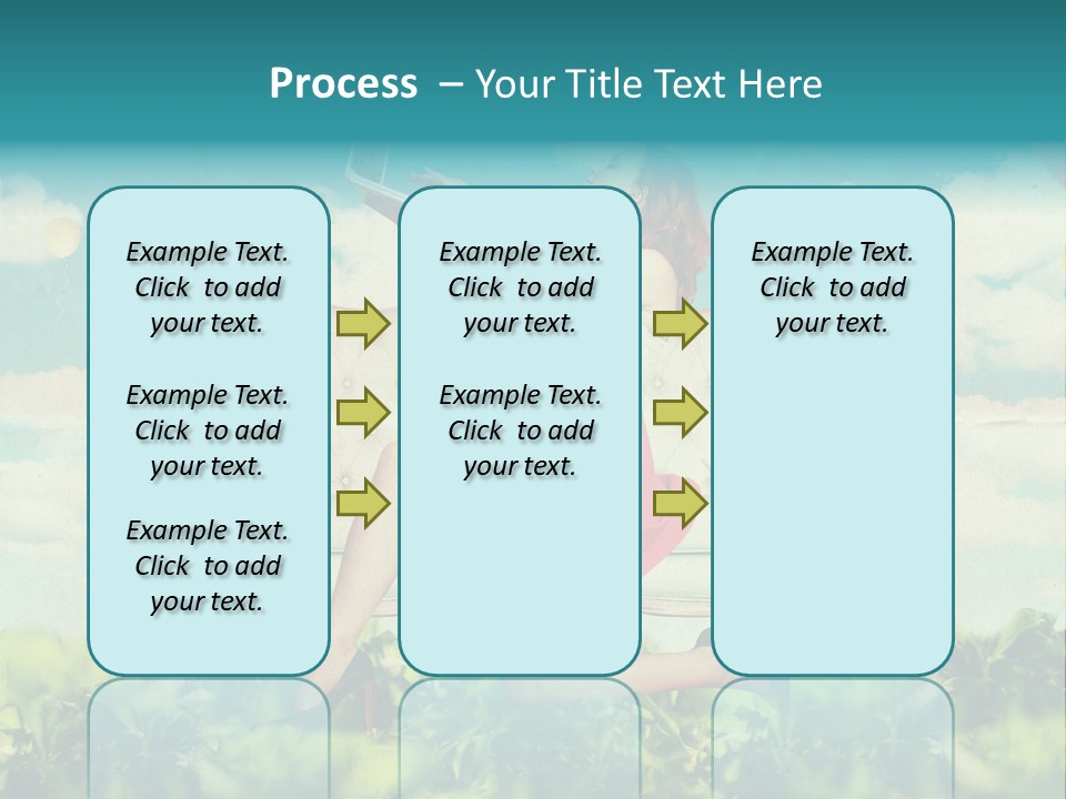 View Atmosphere Laptop PowerPoint Template