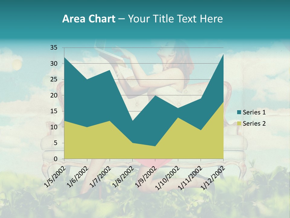 View Atmosphere Laptop PowerPoint Template