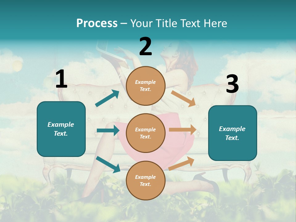 View Atmosphere Laptop PowerPoint Template