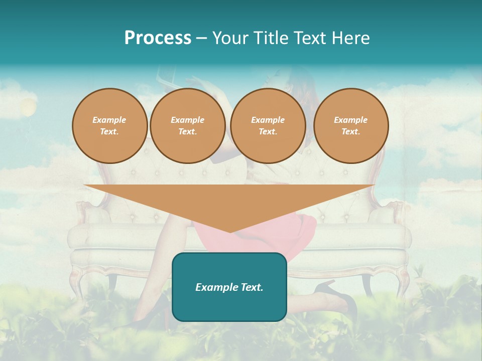 View Atmosphere Laptop PowerPoint Template