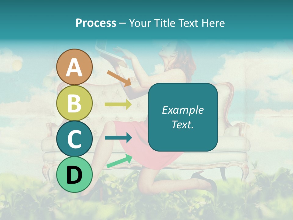 View Atmosphere Laptop PowerPoint Template