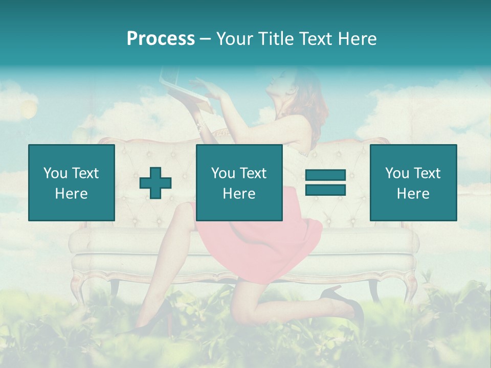 View Atmosphere Laptop PowerPoint Template