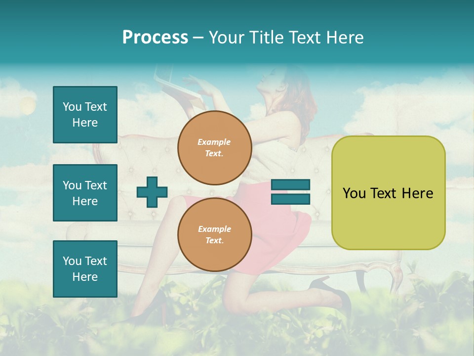 View Atmosphere Laptop PowerPoint Template