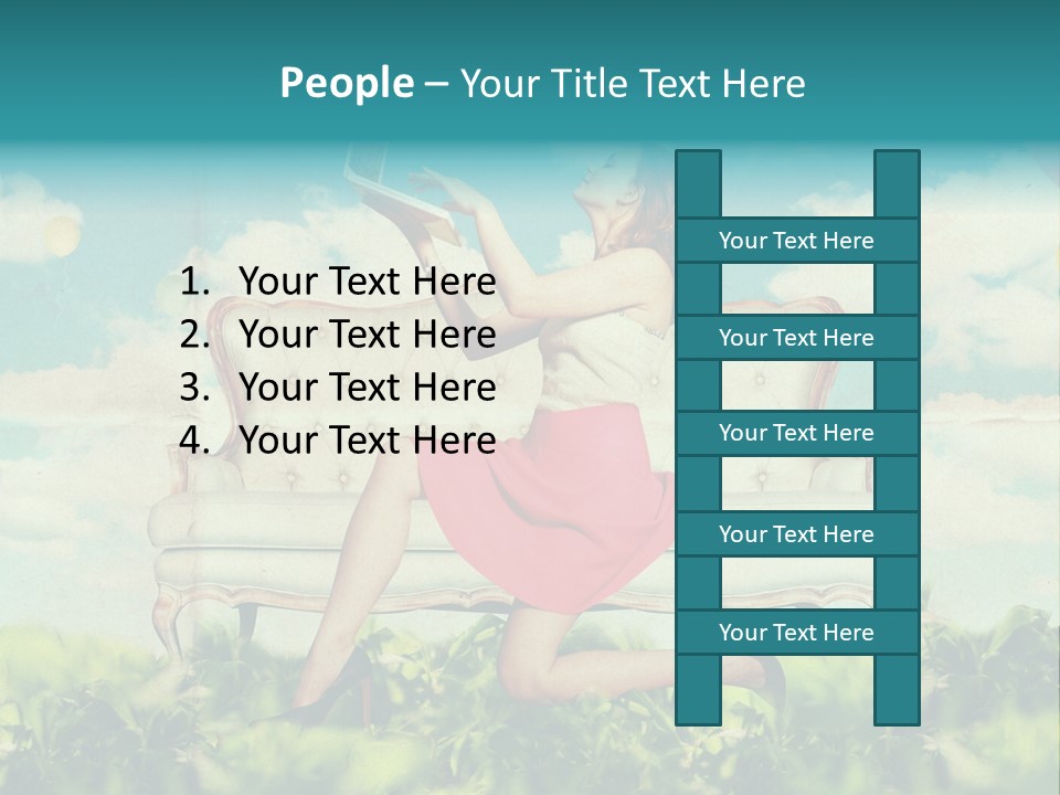 View Atmosphere Laptop PowerPoint Template