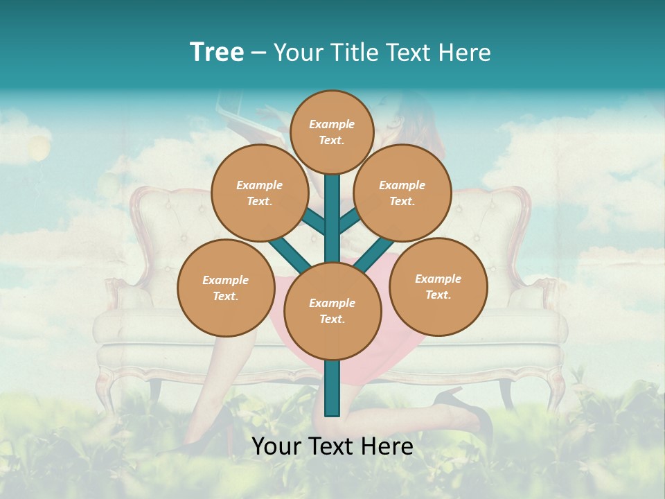 View Atmosphere Laptop PowerPoint Template