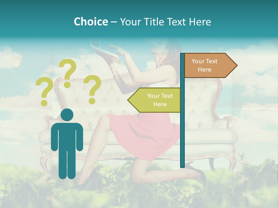 View Atmosphere Laptop PowerPoint Template