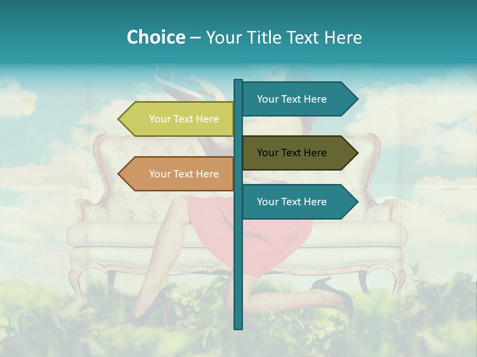 View Atmosphere Laptop PowerPoint Template