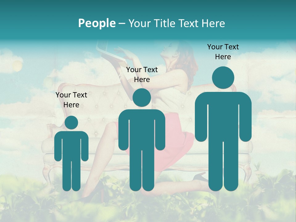 View Atmosphere Laptop PowerPoint Template