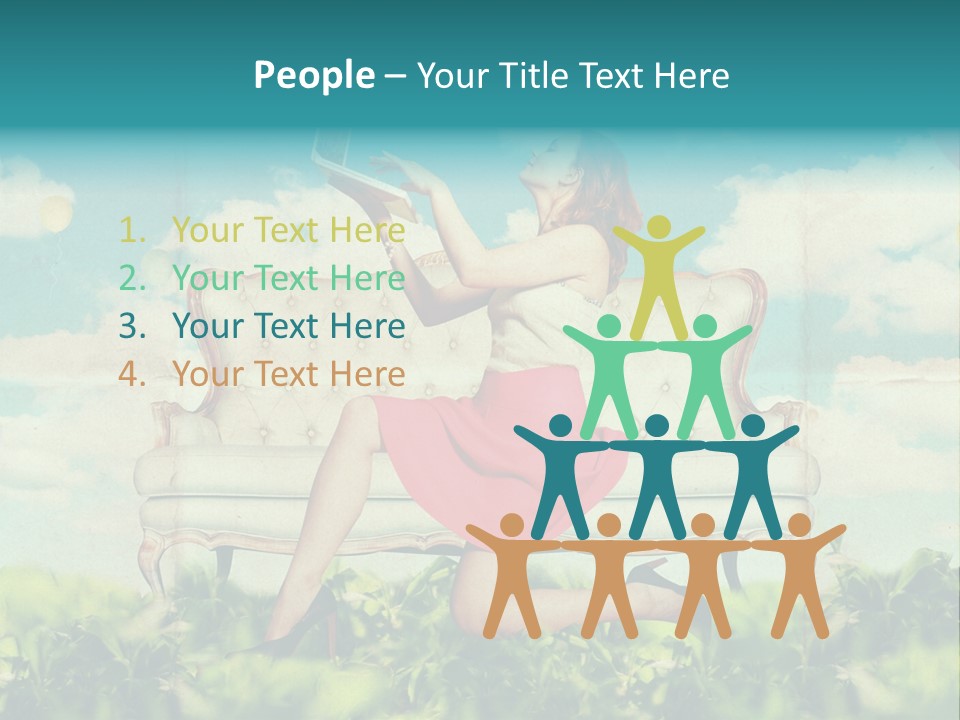 View Atmosphere Laptop PowerPoint Template