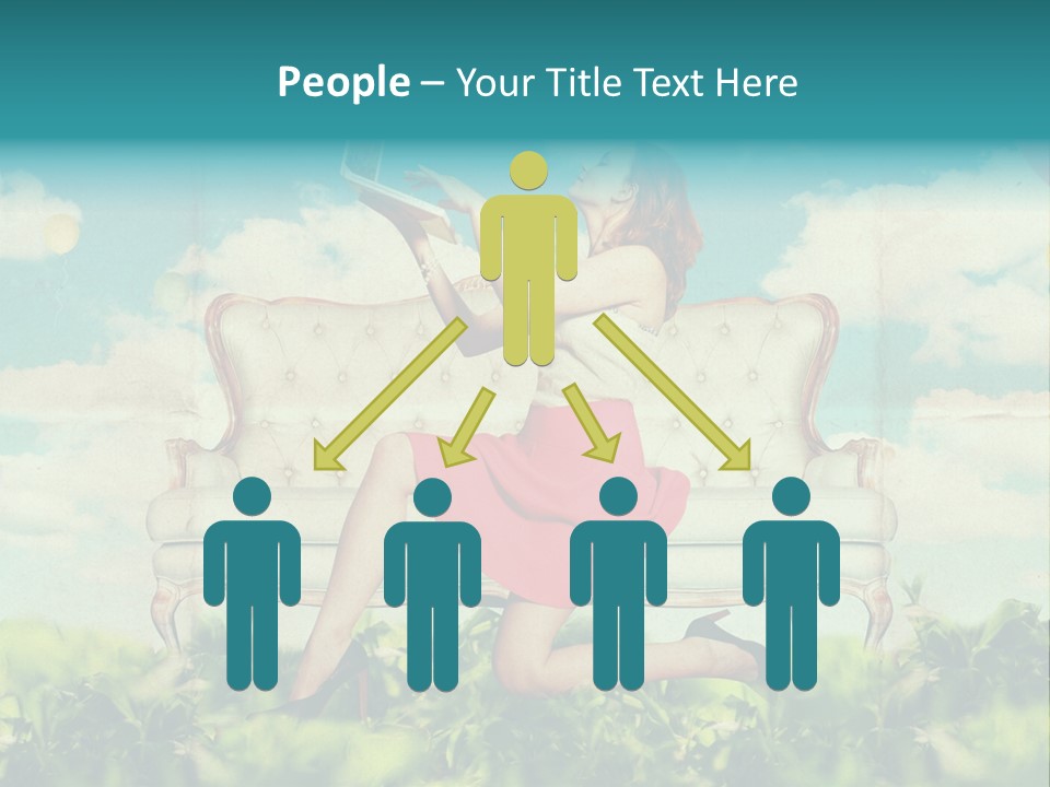 View Atmosphere Laptop PowerPoint Template