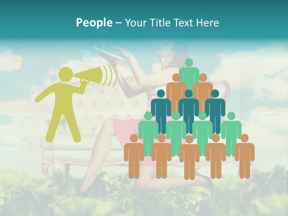 View Atmosphere Laptop PowerPoint Template