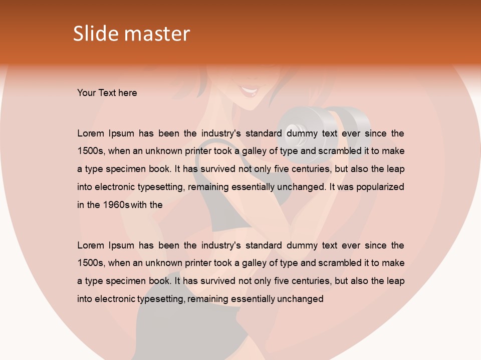 Power Wellness Positive PowerPoint Template