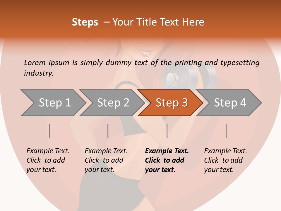Power Wellness Positive PowerPoint Template