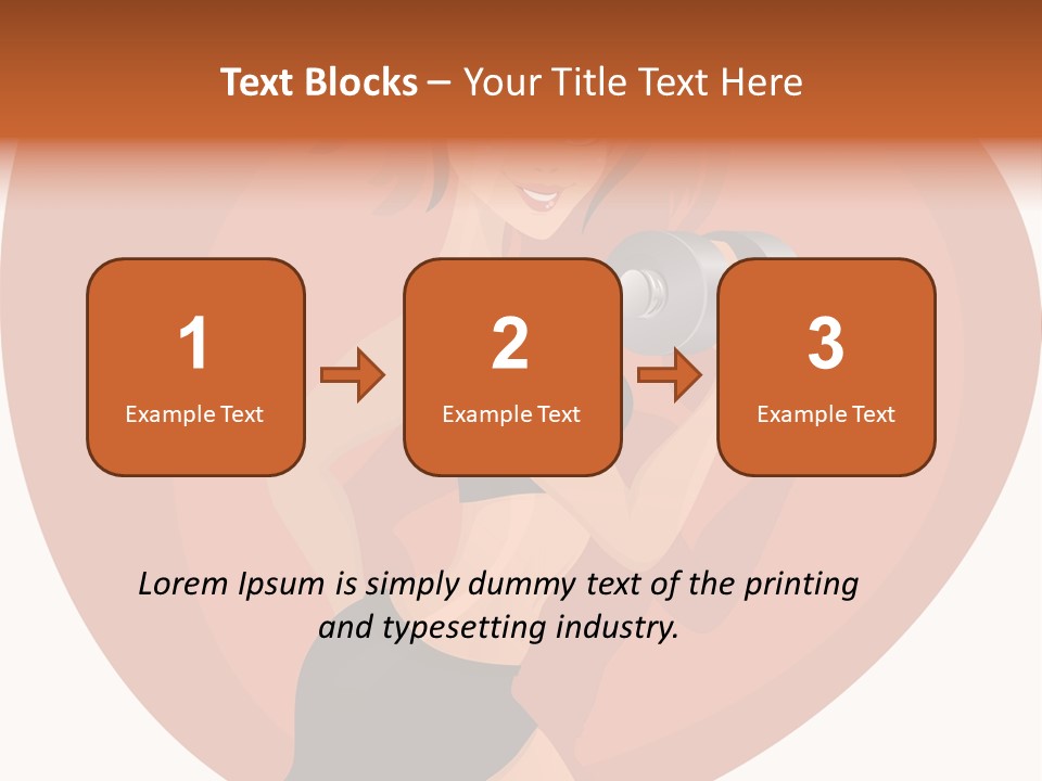 Power Wellness Positive PowerPoint Template