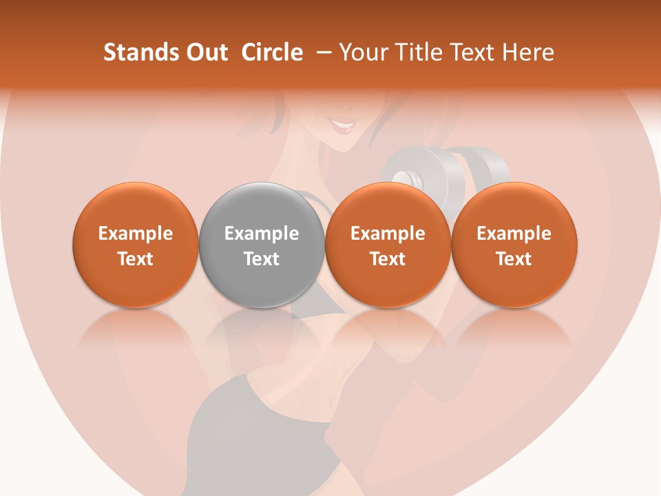 Power Wellness Positive PowerPoint Template