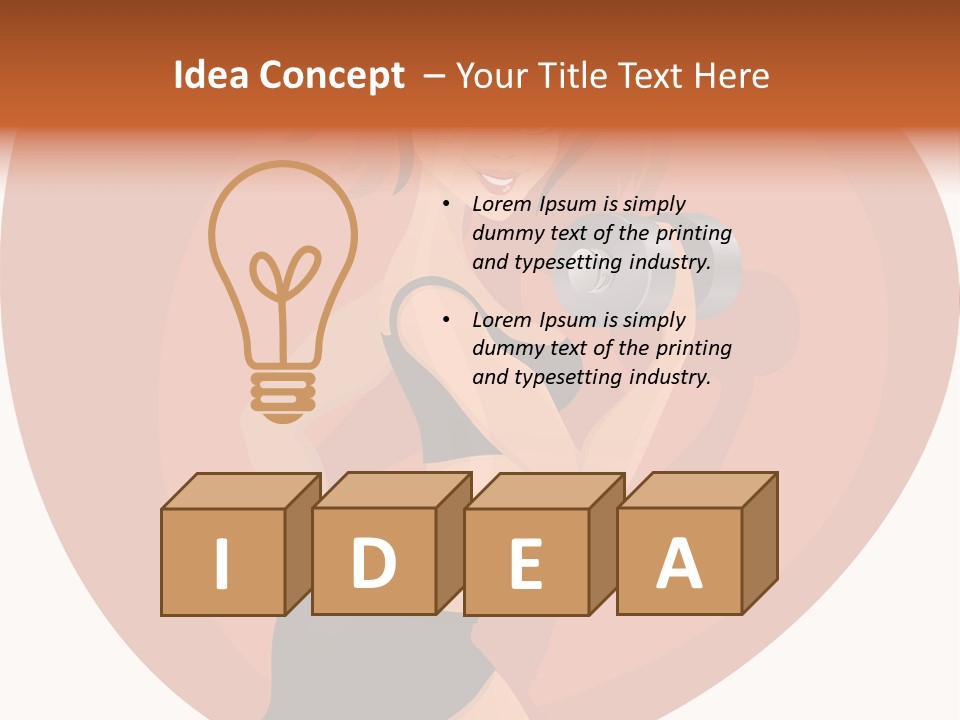 Power Wellness Positive PowerPoint Template