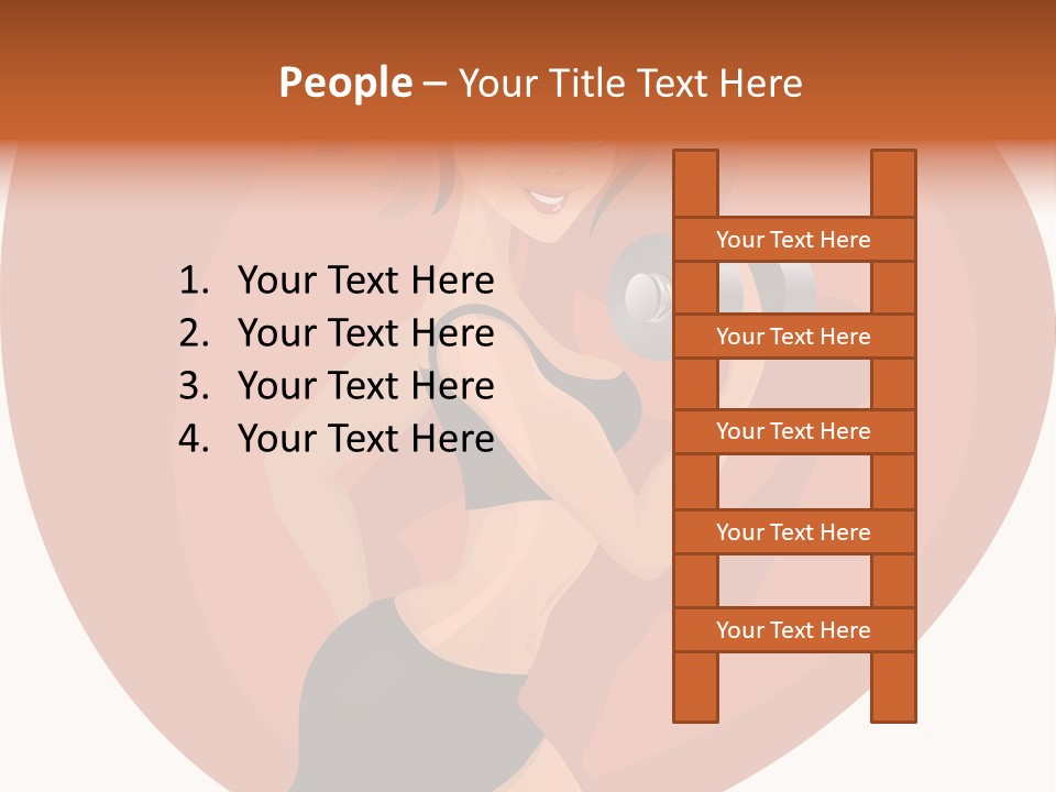 Power Wellness Positive PowerPoint Template