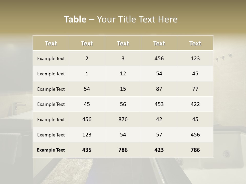 Interior Urban Lifestyle PowerPoint Template