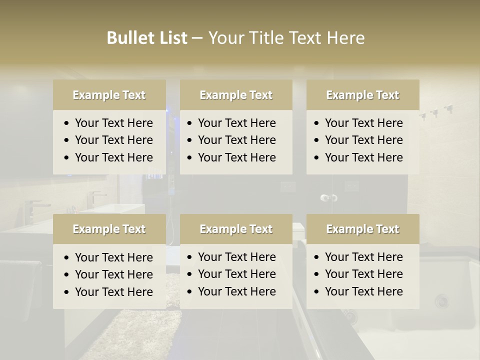 Interior Urban Lifestyle PowerPoint Template