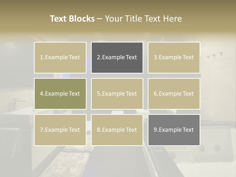 Interior Urban Lifestyle PowerPoint Template