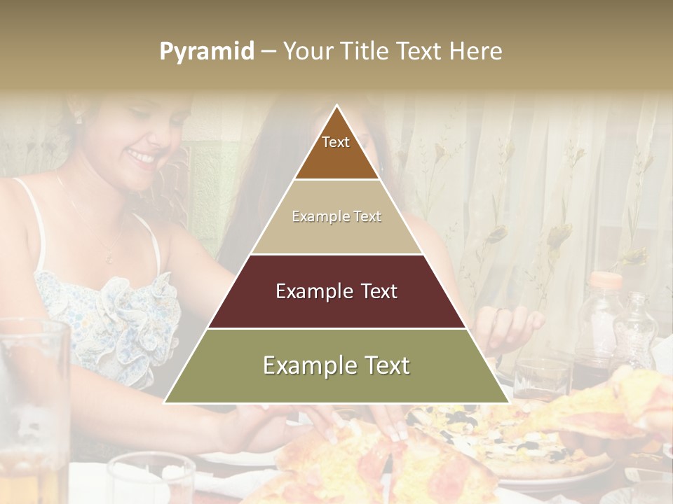 Girls Togetherness Smiling PowerPoint Template