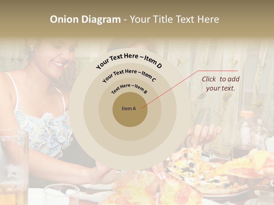 Girls Togetherness Smiling PowerPoint Template